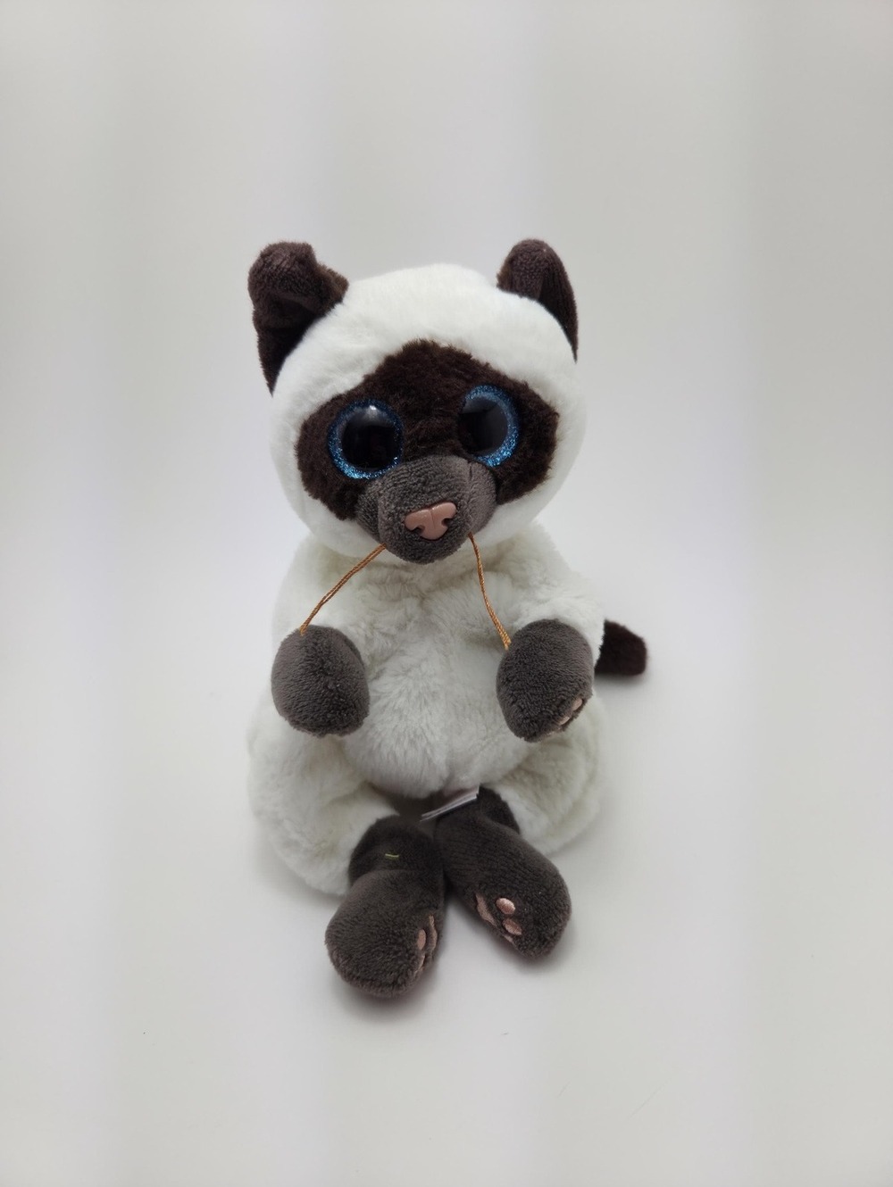 Ty Beanie Bellies “Miso” the Siamese Kitty Cat - No Hang Tag! (8 inch)